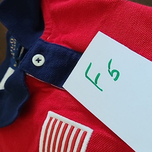 Polo by Ralph Lauren Kids Red and Blue Polo Shirts Lot Of 2 - Picture 7 of 7